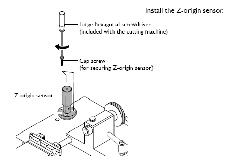 Roland ZCL-40 Z-Origin Sensor Installation